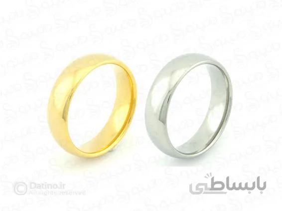 حلقه ساده ازدواج هاگرید zarrin-r-46