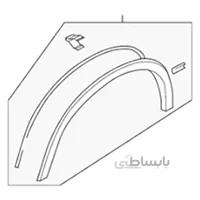 نوار زير زه گلگير چپ اصلی میتسوبیشی ( Genuine parts ) - ای اس ایکس