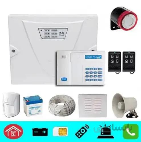 پک کامل سیستم دزدگیر سیم کارتی اماکن کلاسیک مدل Z4 Ultra