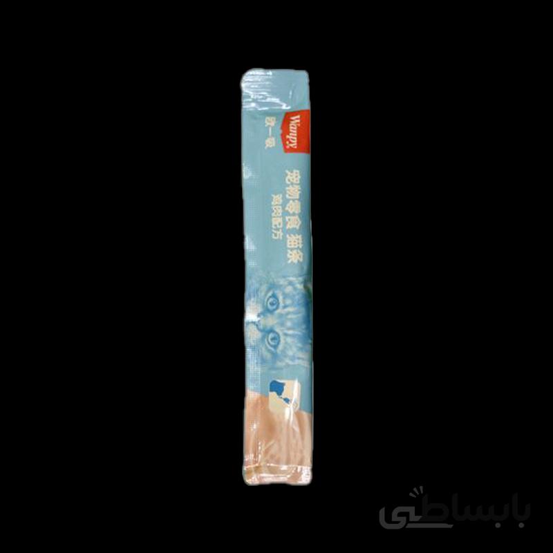 بستنی گربه ونپی با طعم گوشت مرغ Wanpy Treat Chicken وزن 14 گرم