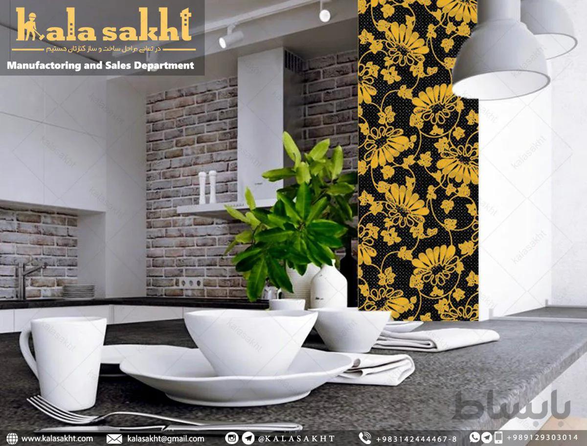 کاشی سه بعدی زنبق