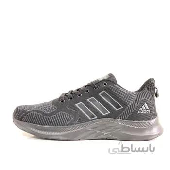 کتانی آدیداس وارداتی سایز بزرگ مشکی مخصوص پیاده روی و دویدن