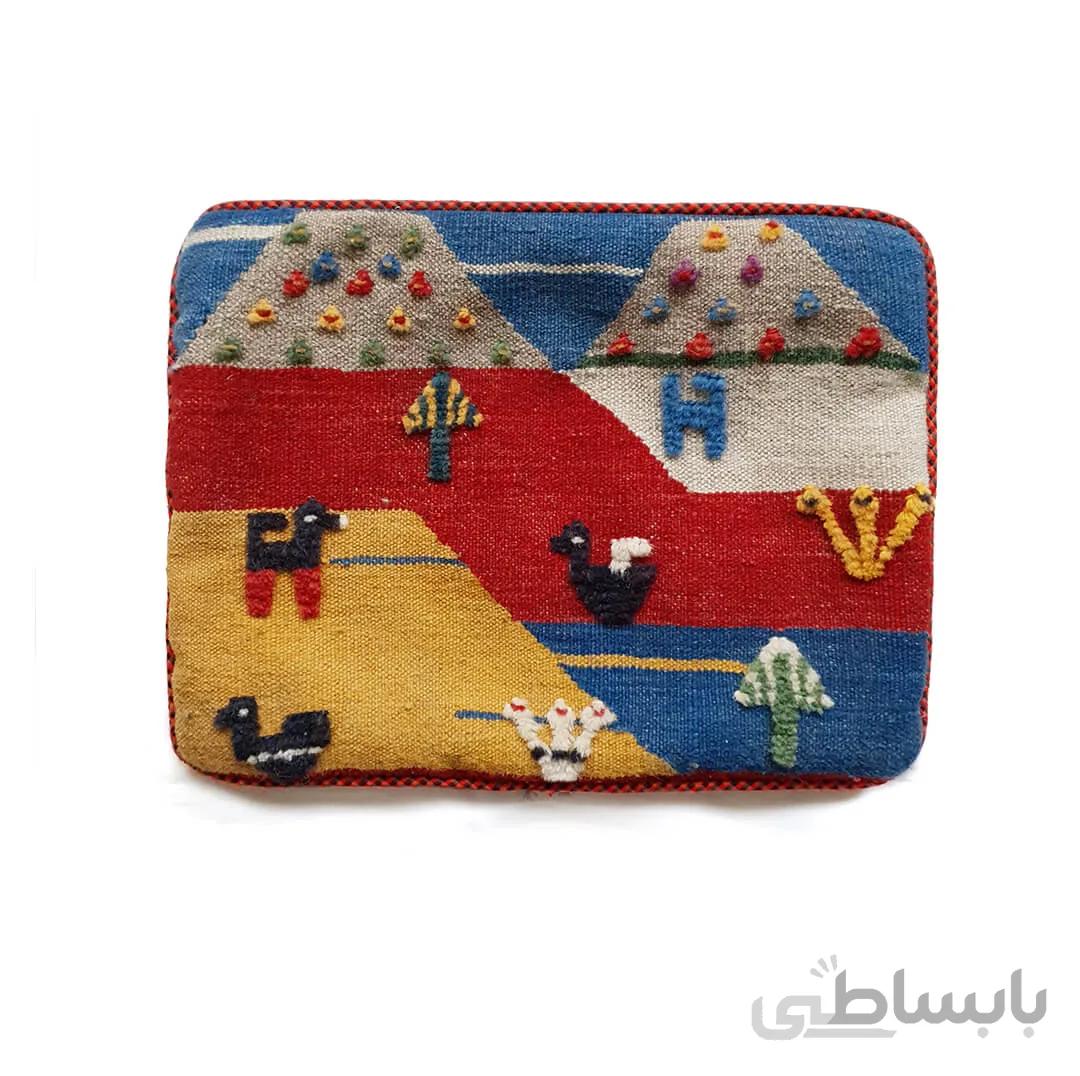 کوسن گلیم گبه طرح زندگی عشایر 41 - 40×30 سانتی