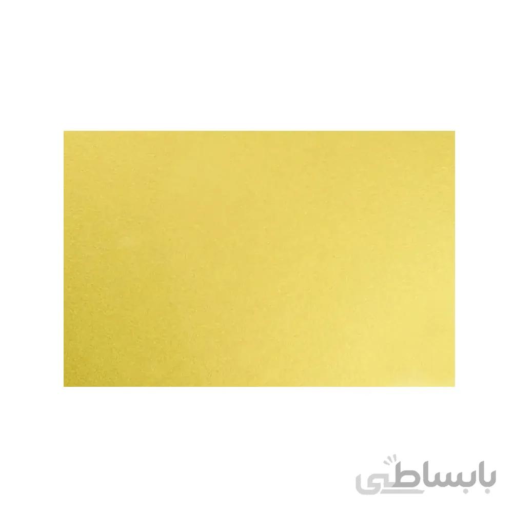 کارت پی وی سی طلایی ساده 250 عددی 760 میکرون