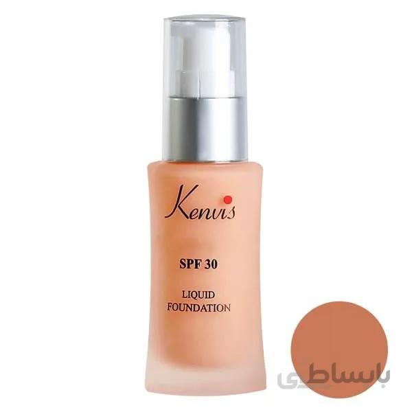 کرم پودر پمپی SPF30 کنویس شماره 108 ا kenvis Foundatin SPF 30 No 108