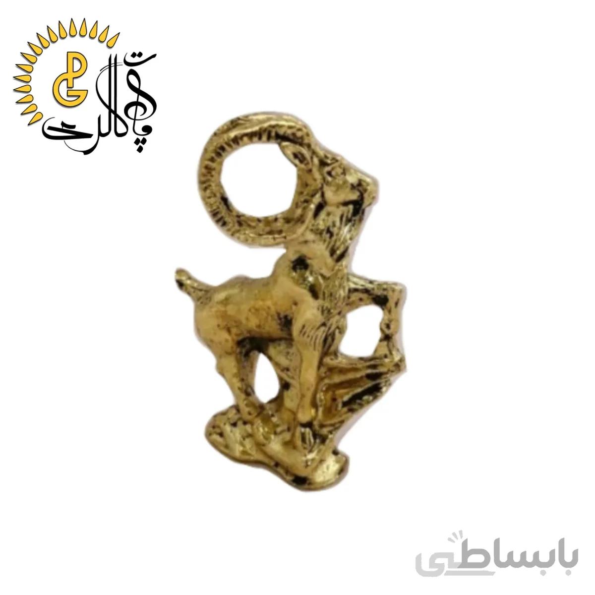 مجسمه فلزی بز کوهی