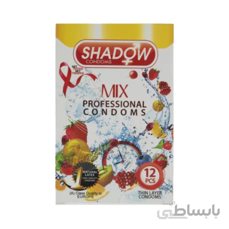 کاندوم شادو مدل Mix بسته 12 عددی