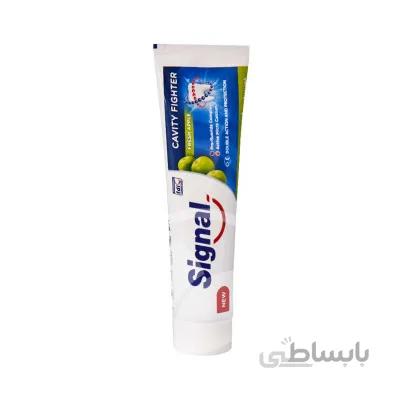 خمیر دندان ضد پوسیدگی با طعم سیب سیگنال 100 میلی لیتر ا Signal Cavity Fighter Fresh Apple Flavor 100ml