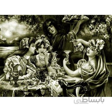 نخ و نقشه تابلو فرش طرح فرانسوی کد 190