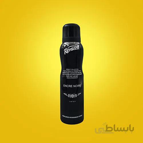 اسپری بدن مردانه مدل لالیک مشکی رینوزیت ا ENCRE NOIRE Body Spray Renuzit