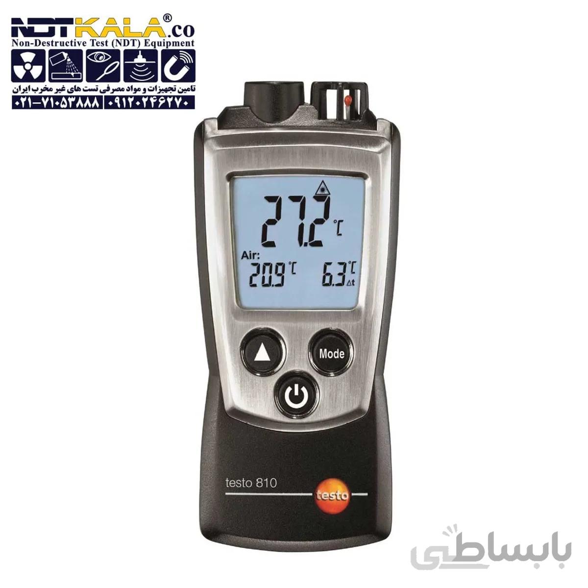 ترمومتر لیزری تستو TESTO 810
