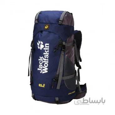 اتمام موجودی.... کوله پشتی جک ولف اسکین 60 لیتری سرمه ای Jack Wolfskin 60L