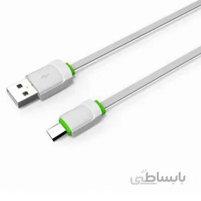 کابل تبدیل USB به microUSB الدینیو مدل LS06 به طول 1 متر