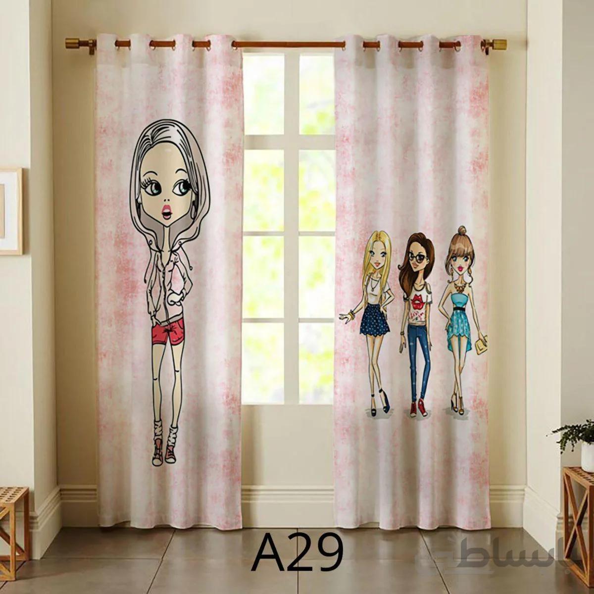 پرده چاپی طرح کودک و نوجوان کد A29