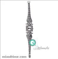 ساعت مچی زنانه نقره HF کد 008