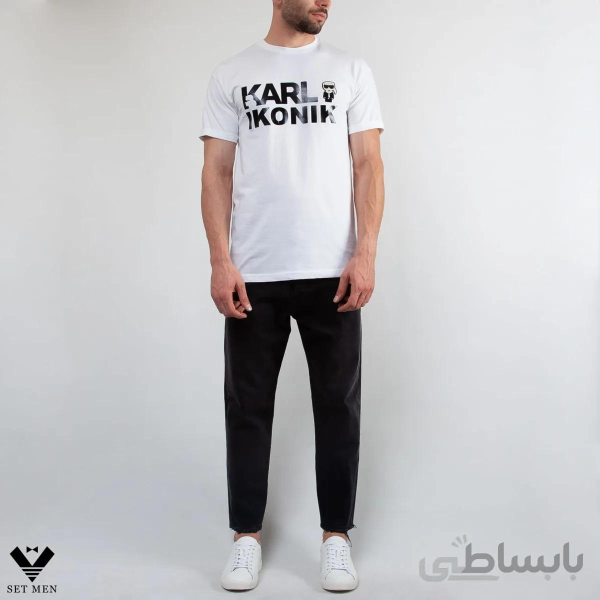 تیشرت یقه گرد tg229 KARL