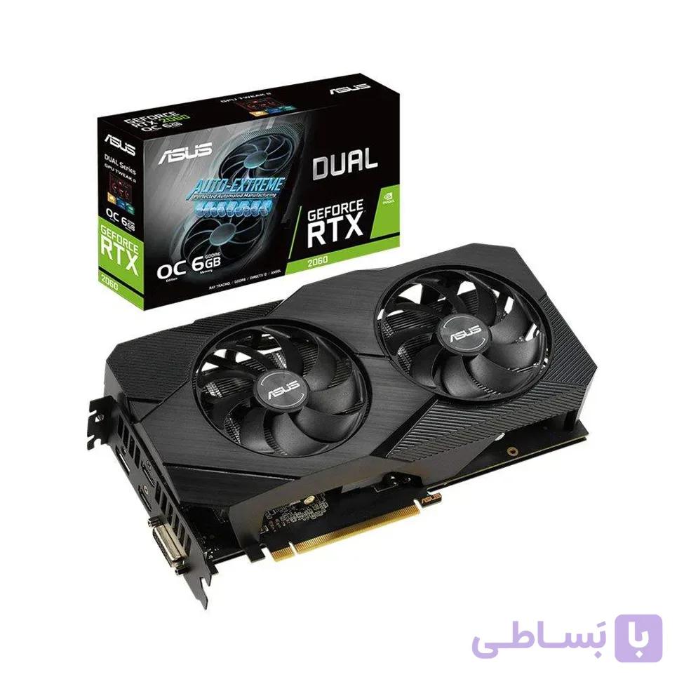 کارت گرافیک ایسوس مدل DUAL RTX 2060 O6G EVO — تصویر 1