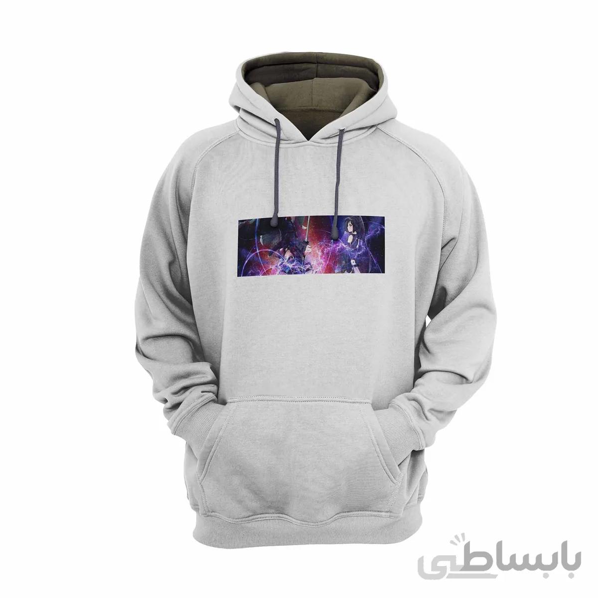هودی سفید طرح انیمه ورود به افق Log Horizon کد KCT10461 کد 285403