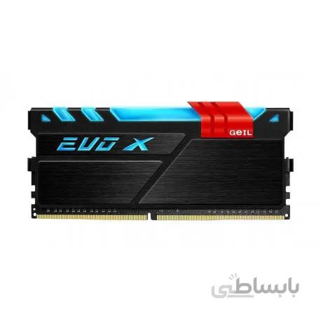 رم دسکتاپ گیل مدل EVO X تک کاناله 4GB DDR4 2400 CL16
