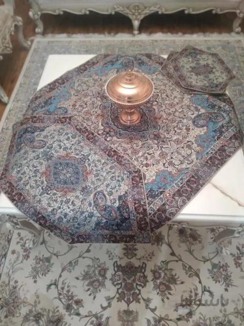 سرویس ۴ تیکه ترمه ابریشم دستجردی