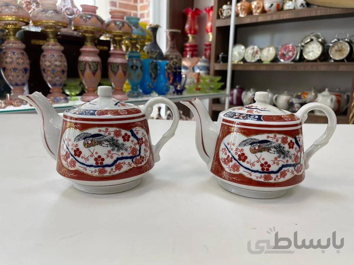 یک جفت قوری امیری ژاپن اصل قدیمی