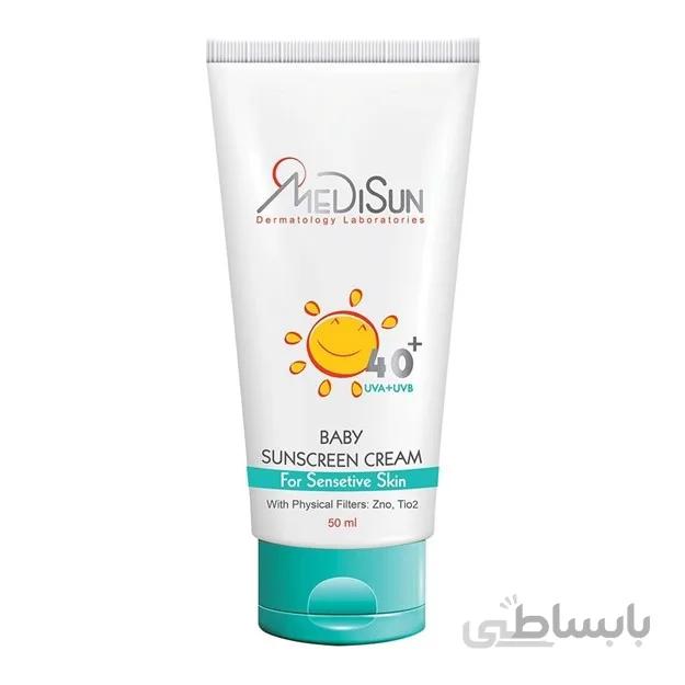 ضد آفتاب کودکان SPF40 مدیسان ا Baby Sunscreen SPF40 For Sensitive Skin MEDISUN