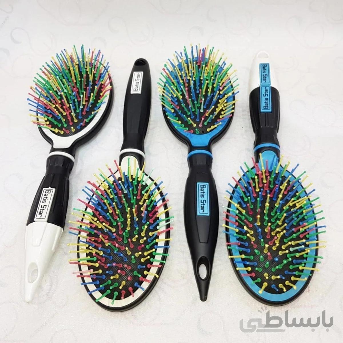 برس مو باتیس استار BATIS STAR مدل گرد سیم پلاستیکی