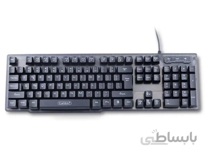 کیبورد با سیم مخصوص بازی ارلدام Earldom ET-KB3 Gaming Keyboard