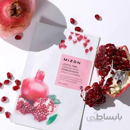 ماسک ورقه ای انار میزون ( mizon pomegranate mask )