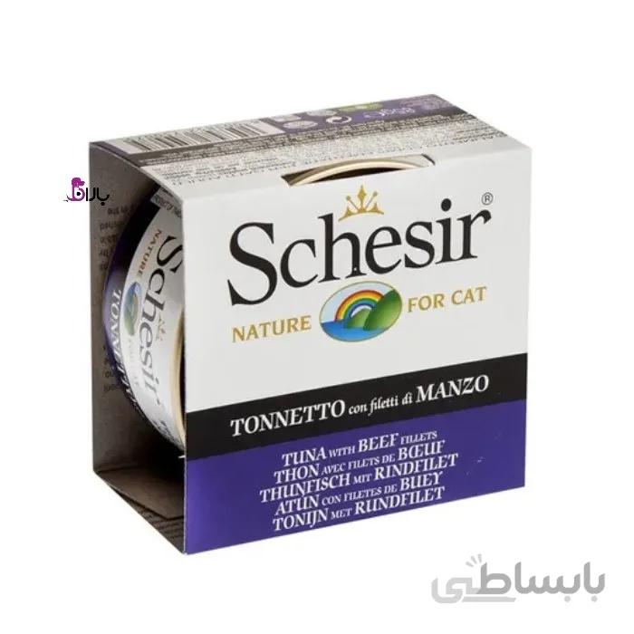 کنسرو شسیر ماهی تن و گوشت (85 گرم)