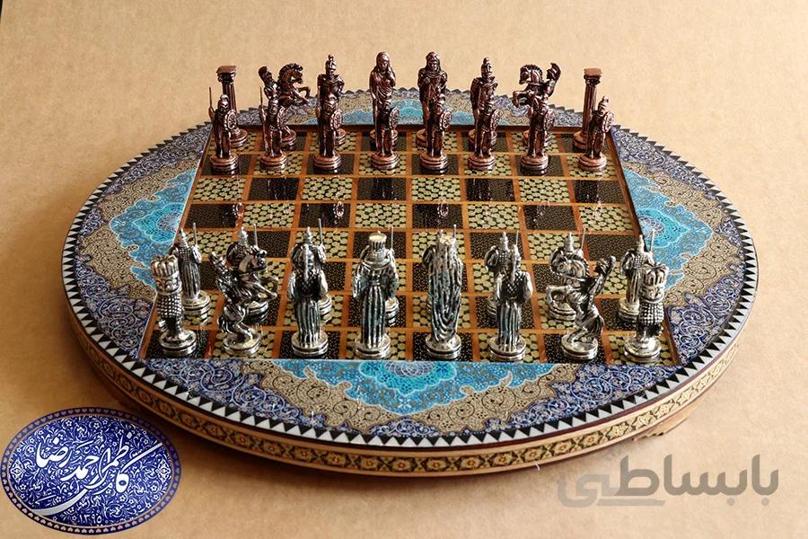 مهره شطرنج فلزی متوسط مسی