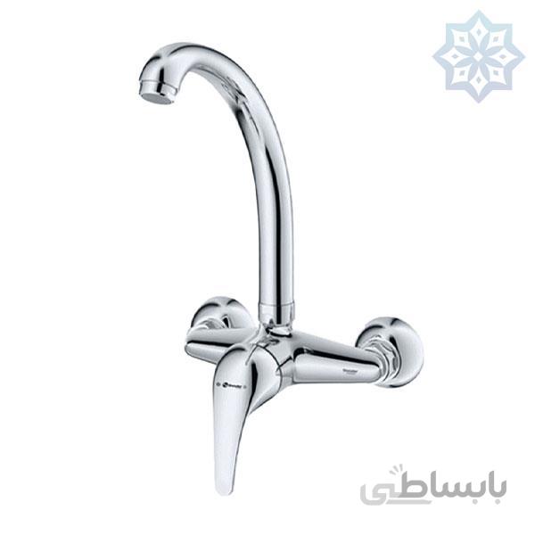شیر آشپزخانه مدل اطلس کروم ا شیر آشپزخانه مدل اطلس کروم