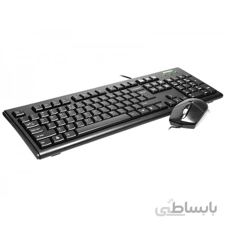 کیبورد و ماوس ای فورتک مدل KR-8372 ا A4Tech KR-8372 Keyboard and Mouse