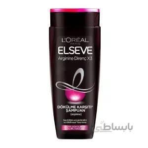 شامپو مو لورآل سری Elseve مدل Arginine Resist X3حجم 550 میلی لیتر ا L'Oreal Elseve Arginine Resist X3 Hair Shampoo 550ml
