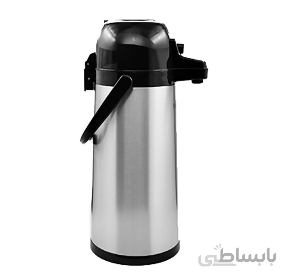 فلاسک پمپی 2/5لیتری شیشه ای