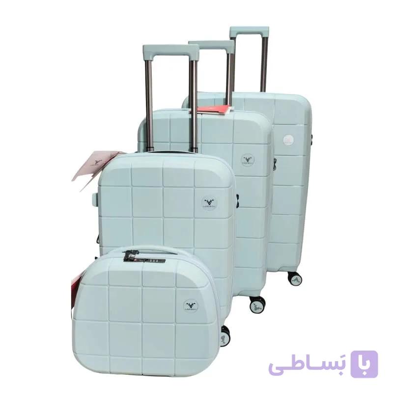 مجموعه چهار عددی چمدان کاریبو مدل Cube — تصویر 1