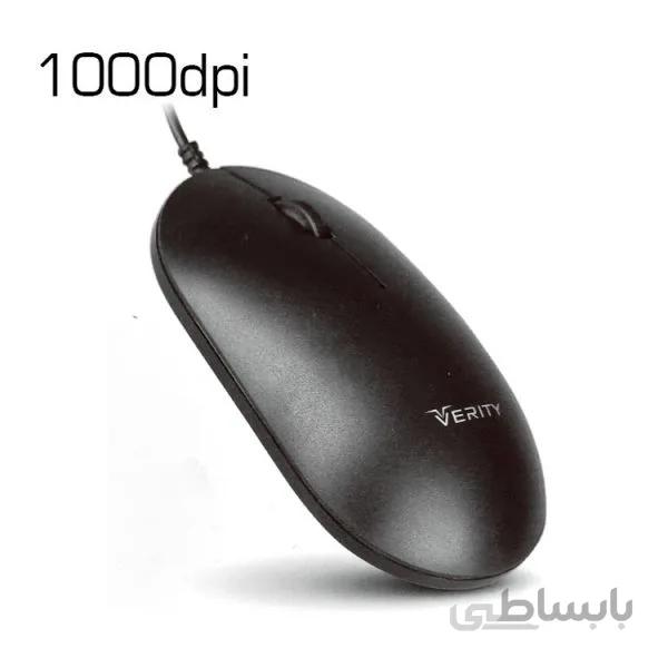 ماوس سیم دار VERITY مدل 5122 مشکی