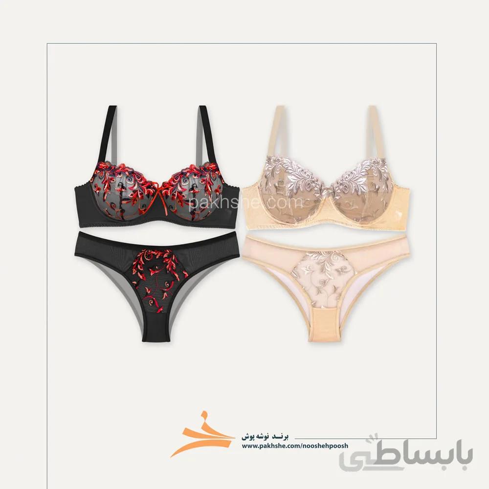 ست فانتزی گلدار پک دو عددی برند نوشه پوش کد 8400305