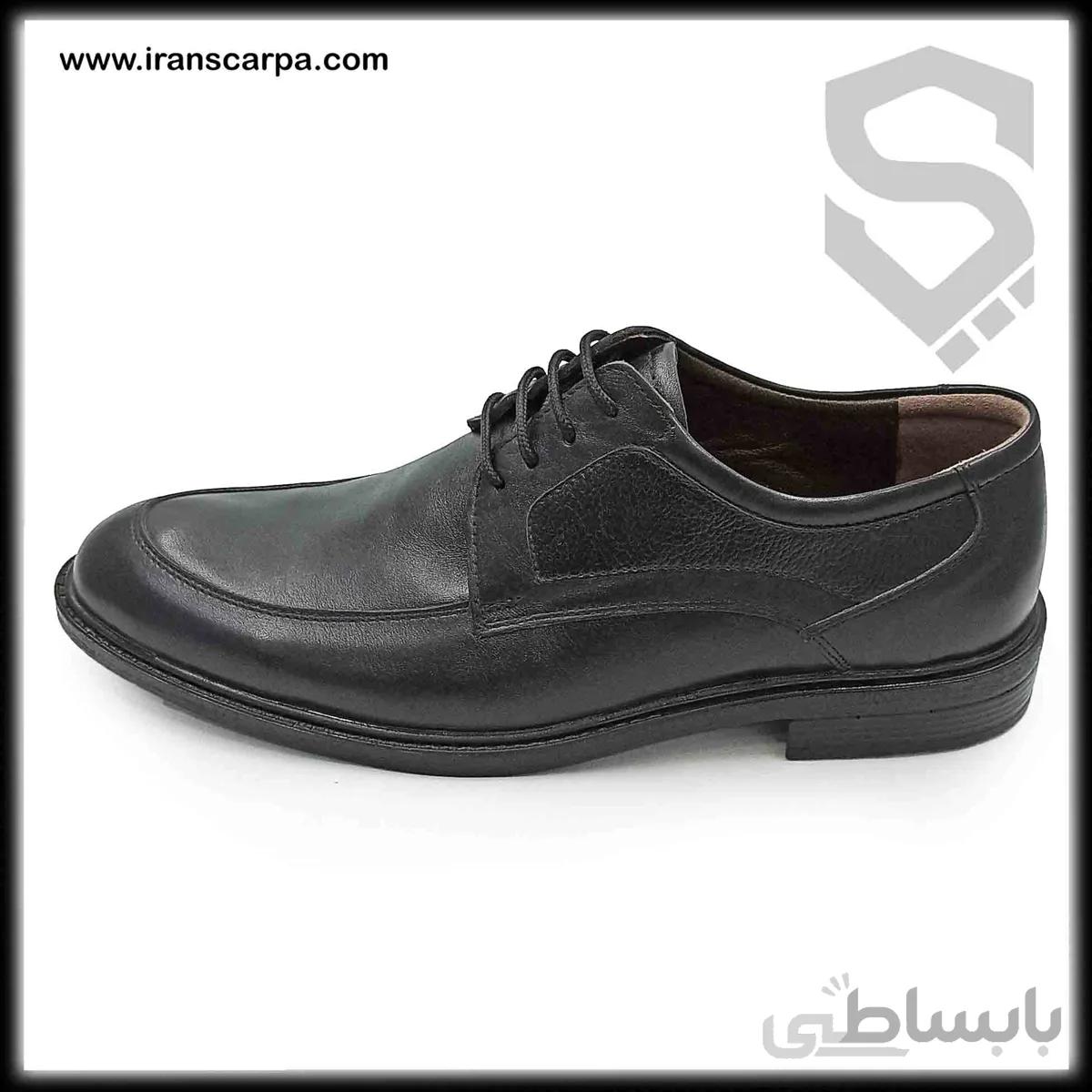 کفش مجلسی مردانه چرم مدل شیدو بندی