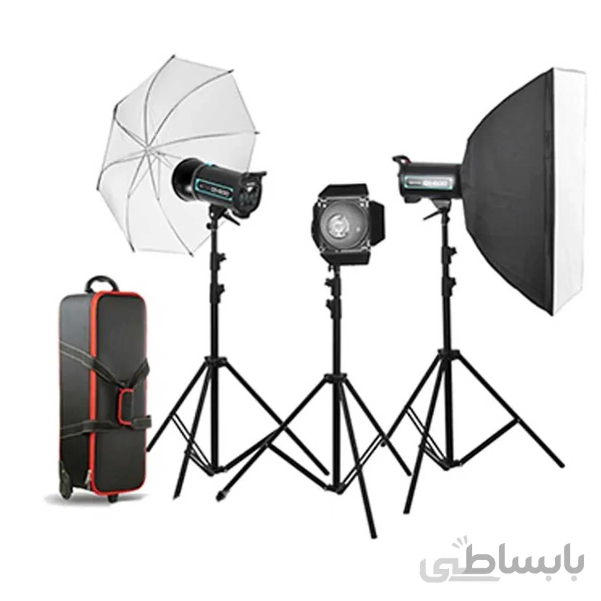 کیت فلاش استودیویی گودکس Godox Falsh Studio QS-300 II ا Godox Falsh Studio QS-300 II