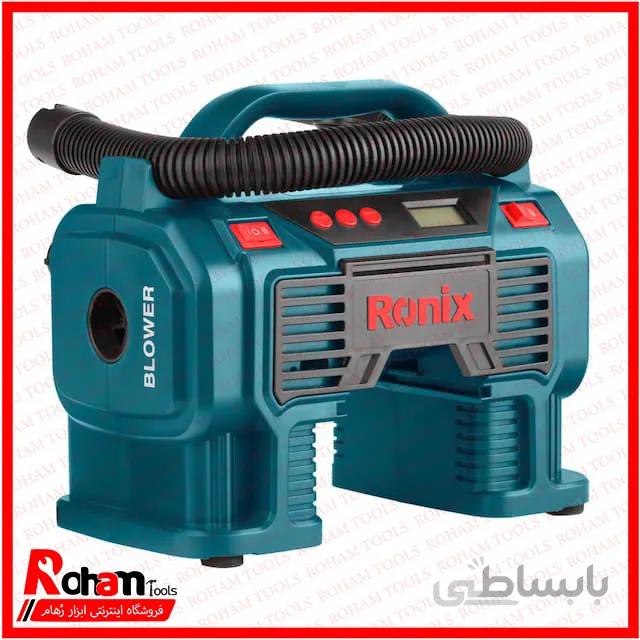 مینی کمپرسور سه کاره فندکی Ronix مدل RH-4260B ا Ronix RH-4260B Lighter Tri-Function Mini Compressor