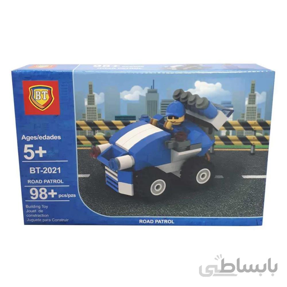 اسباب بازی لگو ماشین پلیس 98 قطعه مدل BT-2021