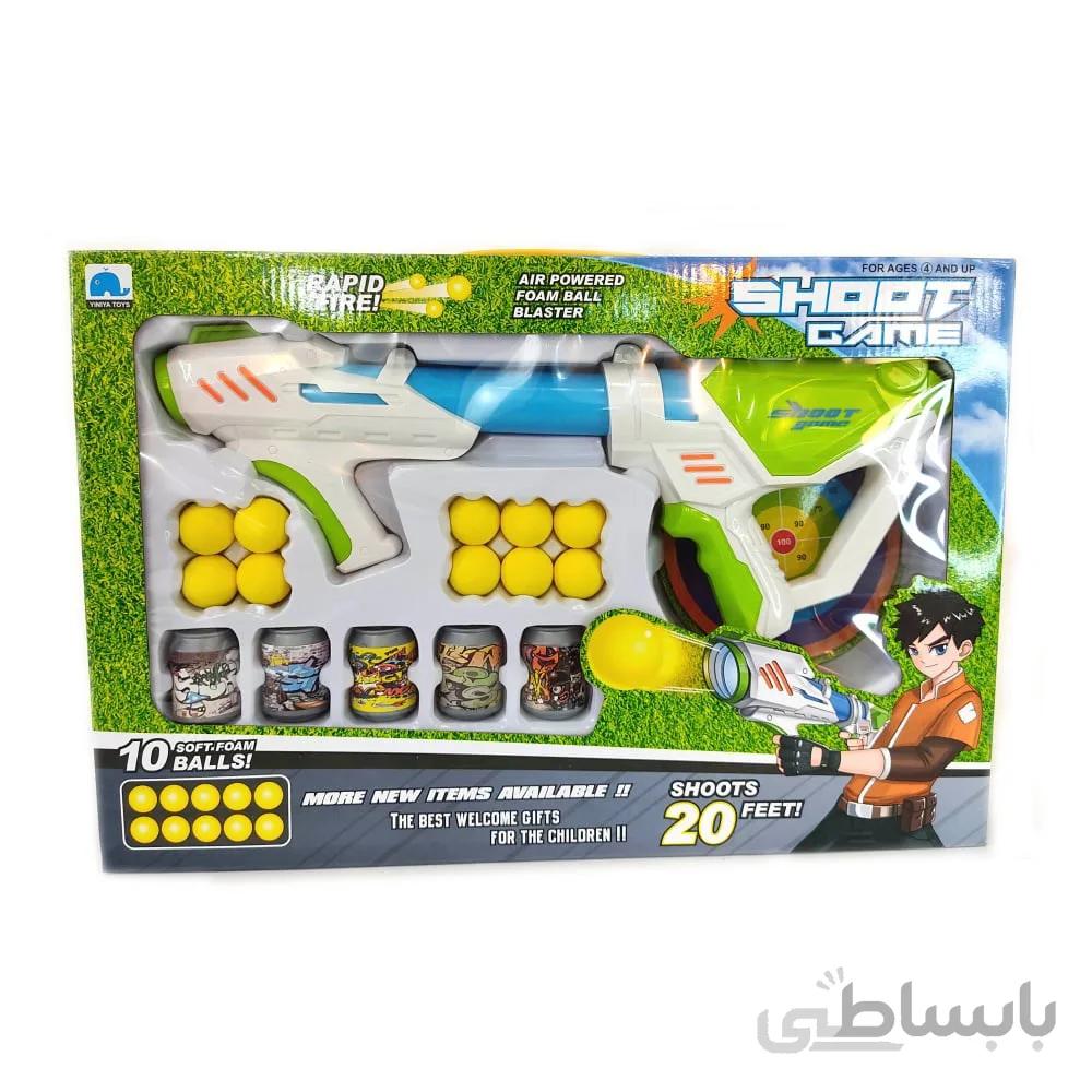 تفنگ اسباب بازی تیر اسفنجی 10 تایی Shoot Game