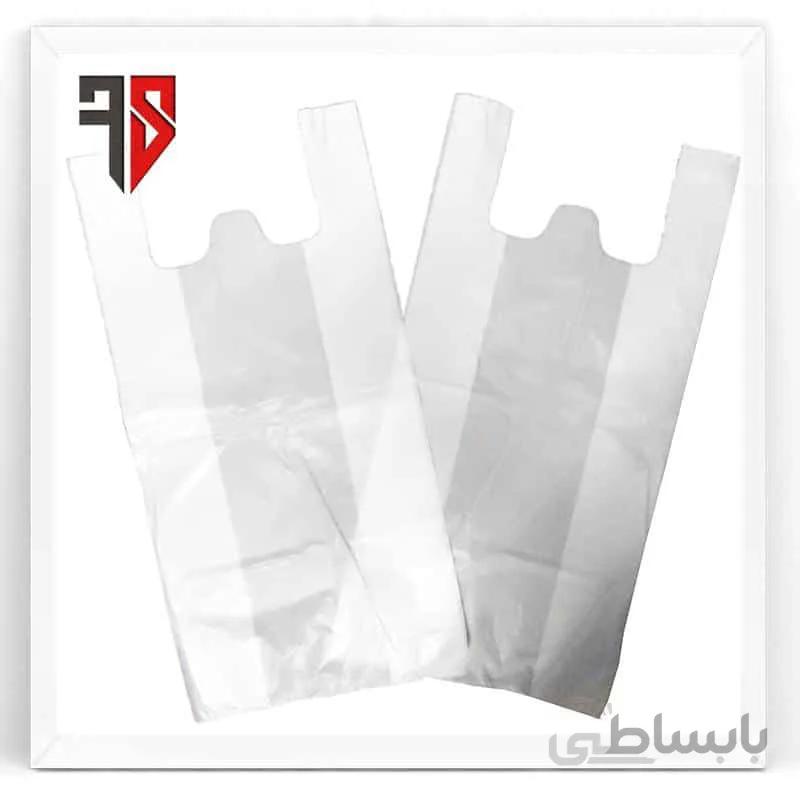 کیسه نایلکس دسته دار شفاف 65×55