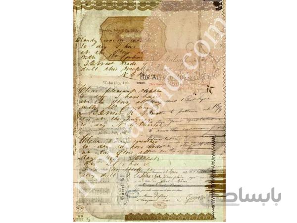 کاغذ دکوپاژ p-84