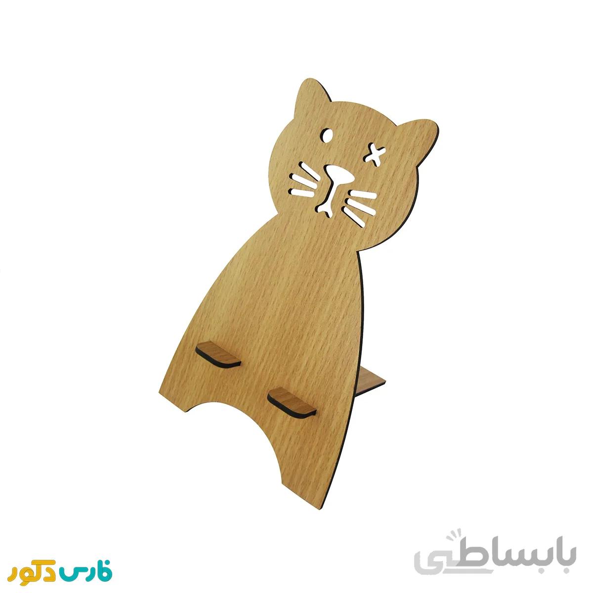 پایه نگهدارنده گوشی موبایل طرح گربه