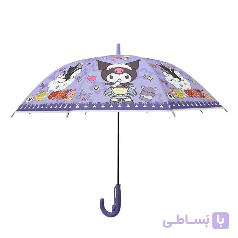 چتر بچگانه 8 پره مدل کرومی قطر 80 سانتی‌متر — تصویر 1