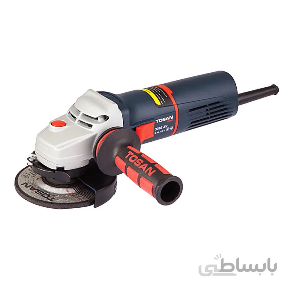مینی فرز توسن مدل 3382AV Plus ا Tosan 3382 AV Plus Mini Angle Grinder