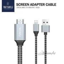 کابل تبدیل لایتنینگ به HDMI ویوو مدل Wiwu X7L طول 2 متر