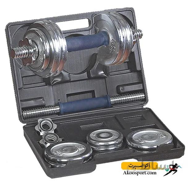 ست دمبل کروم آذیموس مدل AZ 105